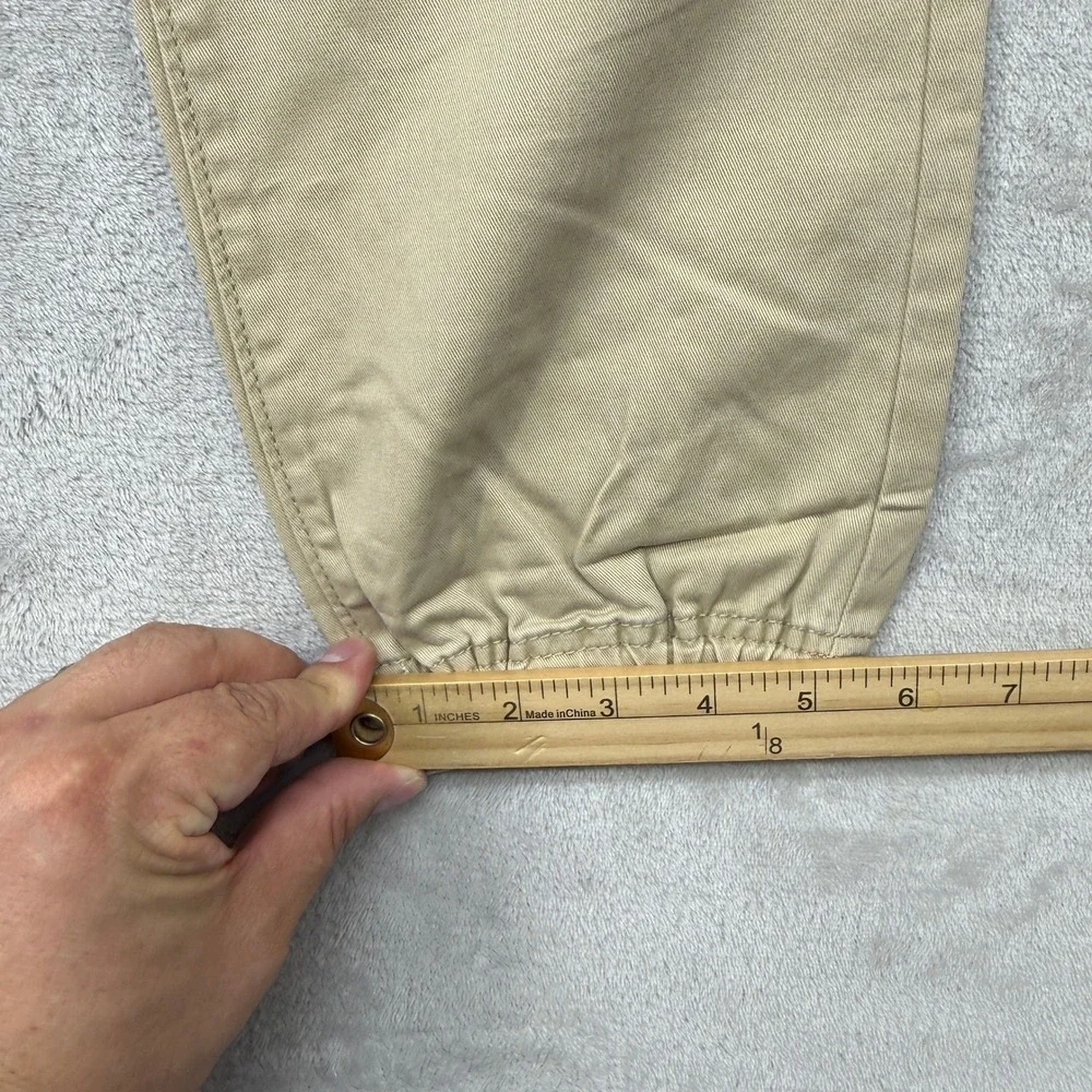 Aeropostale Mens Jogger Pants Size M Tan Khaki Elastic Waist Drawstring NWT